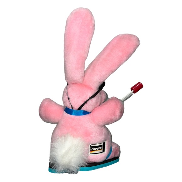 Vintage 1998 2000 Promotional Large 20" Plush Energizer Bunny in Flip Flops - Picture 15 of 15